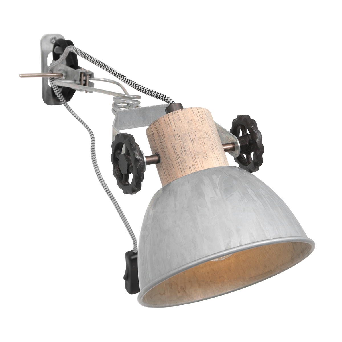 Steinhauer - 2752NI - Spot à pince et applique murale Gearwood