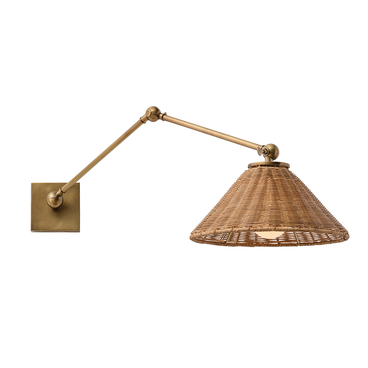 Elstead&nbsp;Padma applique murale&nbsp;QNA-PADMA-1WB-ANB