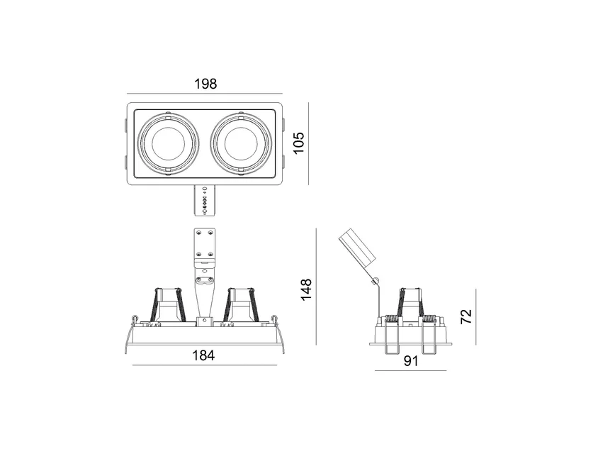 Molto Luce&nbsp;QANA plafonnier&nbsp;222-00020