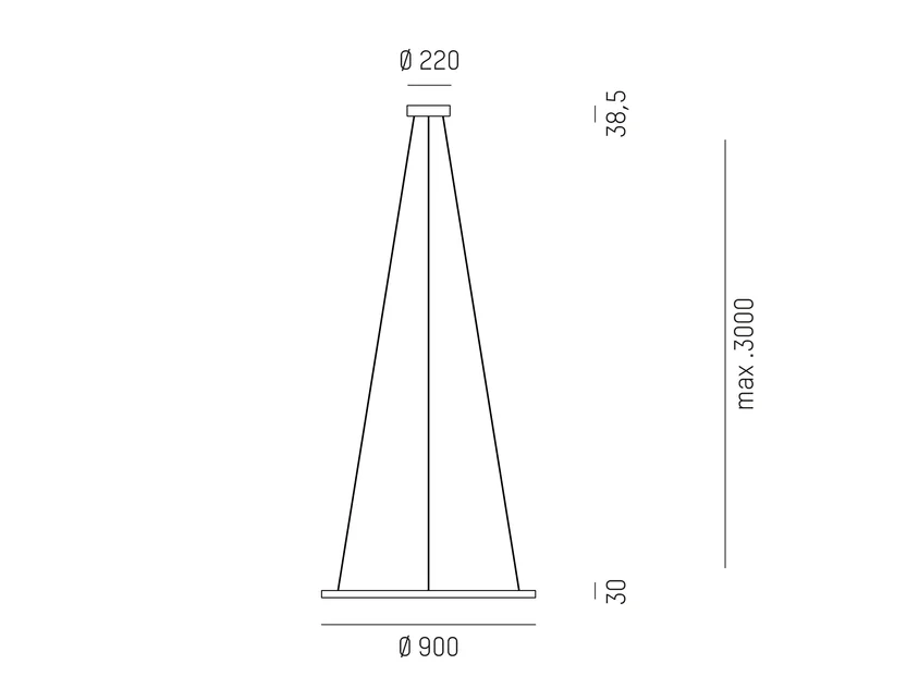 Molto Luce&nbsp;PERFORA suspension&nbsp;222-00076