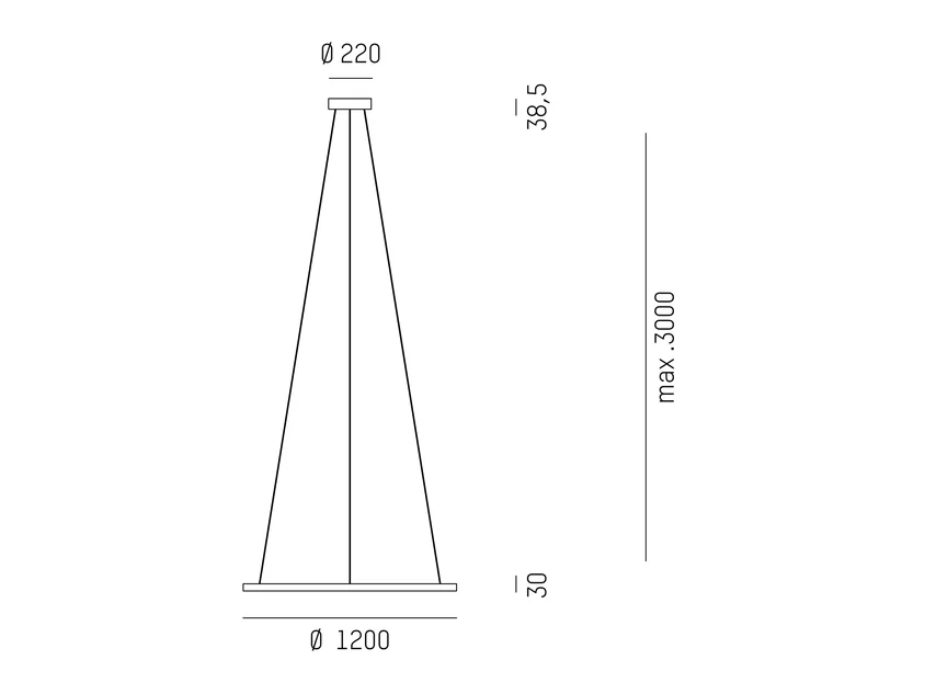 Molto Luce&nbsp;PERFORA suspension&nbsp;222-00190