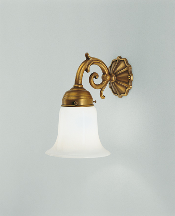 Berliner Messinglampen - A9-01op A - Applique murale Kurfürst