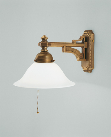 Berliner Messinglampen - A82-22op B - Wandleuchte Savigny