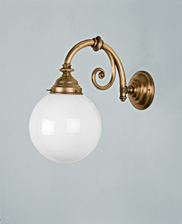 Berliner Messinglampen - A93-120op B - Wandleuchte Ensemble