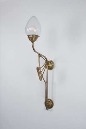 Berliner MessinglampenWandleuchte Charlottenburg