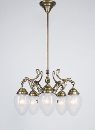 Berliner MessinglampenKronleuchter Lindenhof