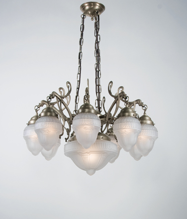 Berliner Messinglampen - D229-113gs+122gs B - Hängeleuchte Lindenhof