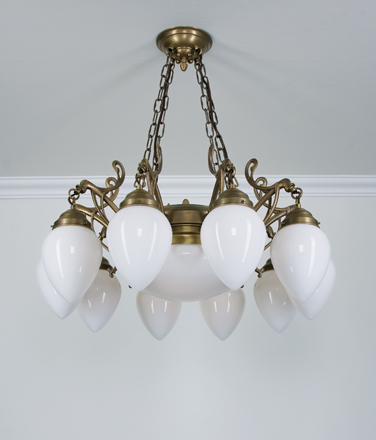 Berliner MessinglampenHängeleuchte Lindenhof