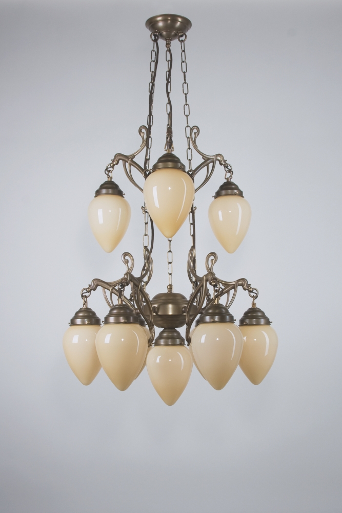 Berliner MessinglampenKronleuchter Lindenhof