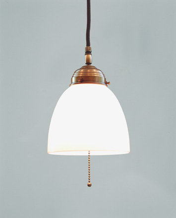 Berliner MessinglampenSchnurpendelleuchte Arcadia mit Zugschalter