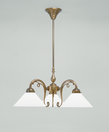 Berliner Messinglampen - D16-25op A - Kronleuchter Mendelssohn