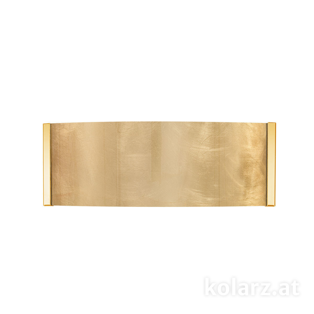 KOLARZ-Austrolux LeuchtenWandleuchte EMOZIONE, Gold 24K, Blattgold Breite 40 cm, Höhe 20 cm, Ausladung 10 cm, 2 flg., G9, 25 W