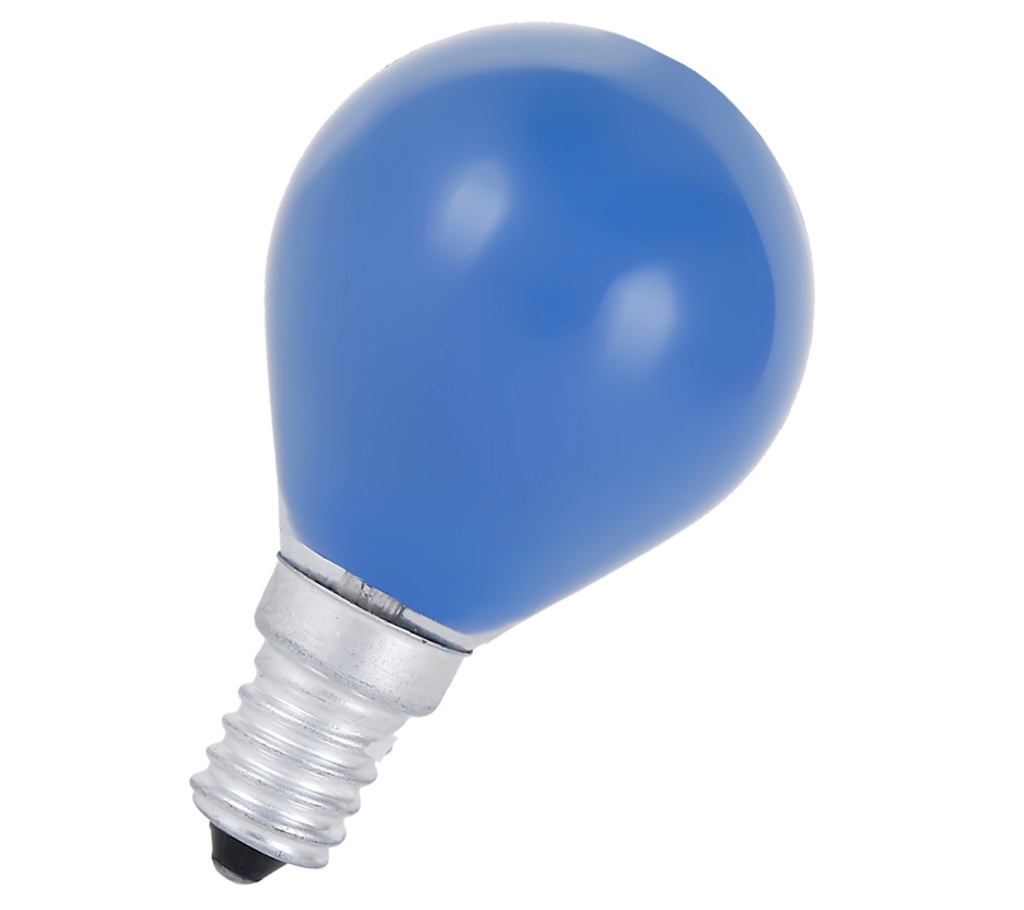 UNI-Elektro - 419951458 - Glühlampe 230V 25W E14 blau, Tropfen