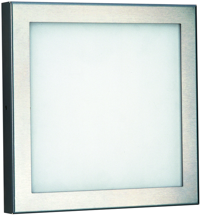 Albert LeuchtenWand- und Deckenleuchte Typ Nr. 6332 - Edelstahl, mit 1 x LED 16 W, 1600 lm