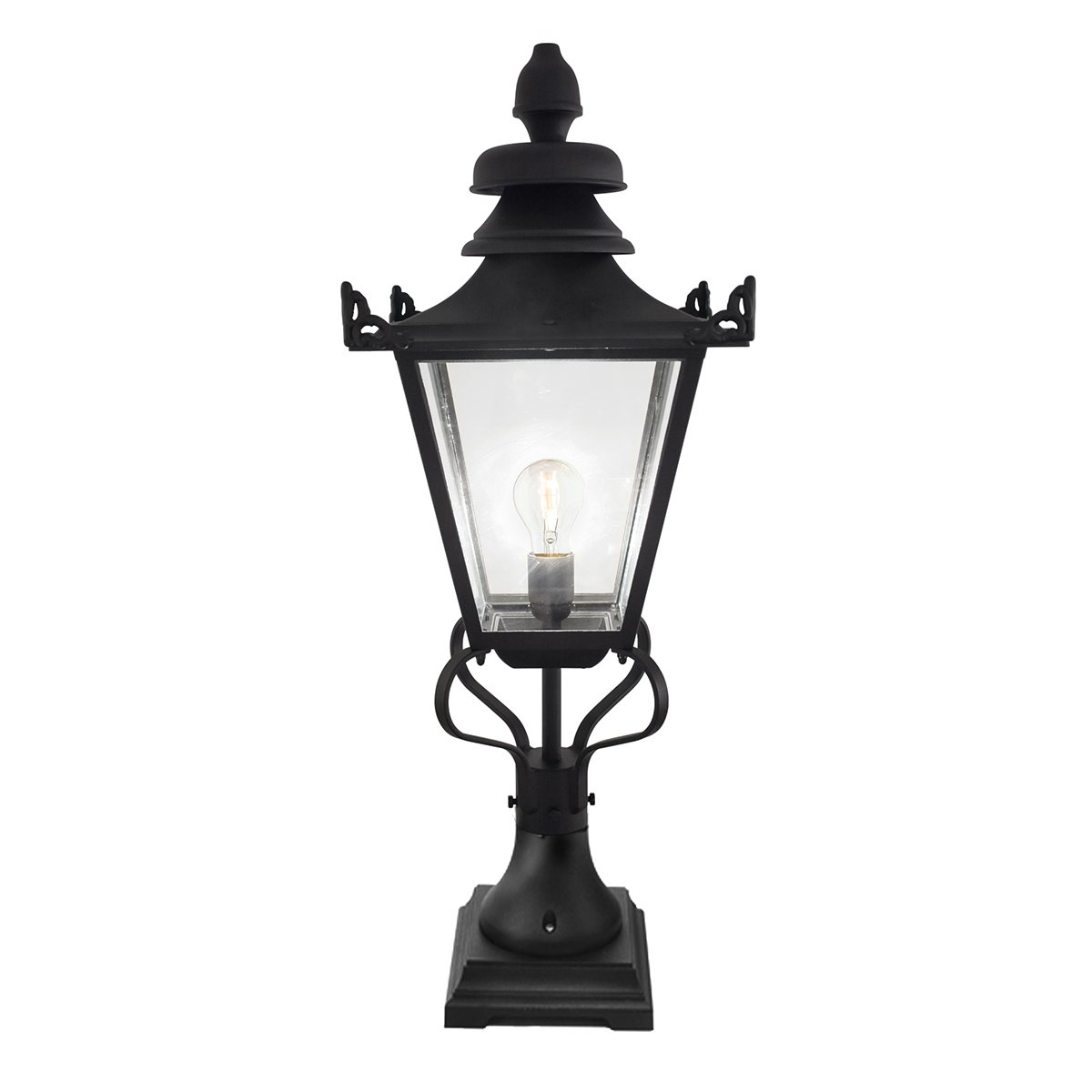 Elstead - GN1-BLACK - Grampian 1 lanterne sur socle lumineuse - Noir