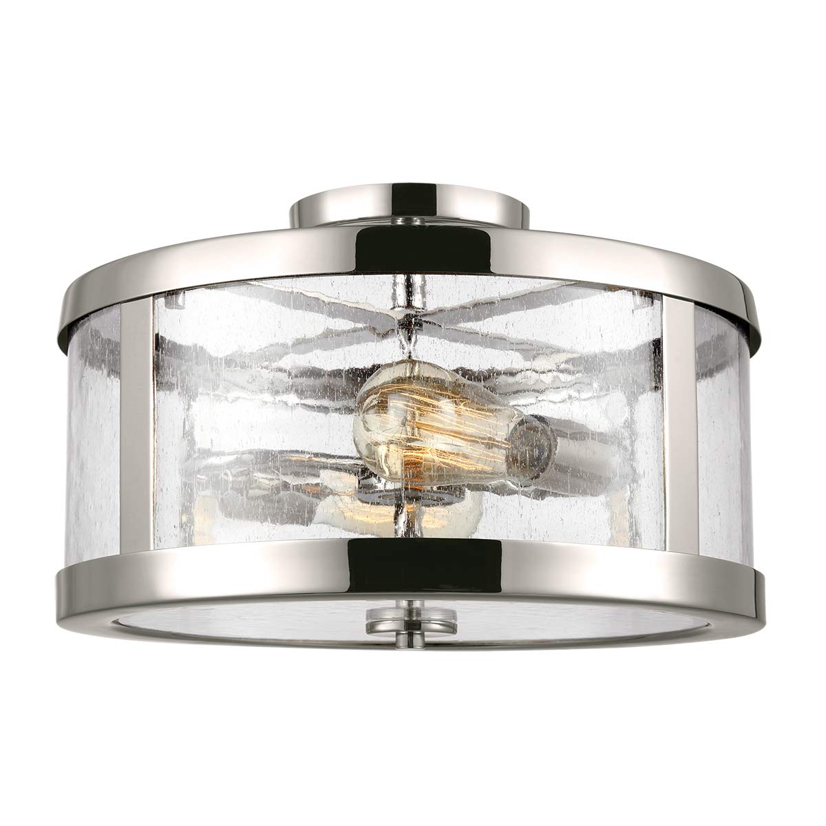 Elstead - FE-HARROW-SF - Harrow 2 Light Semi-Flush - Nickel poliert