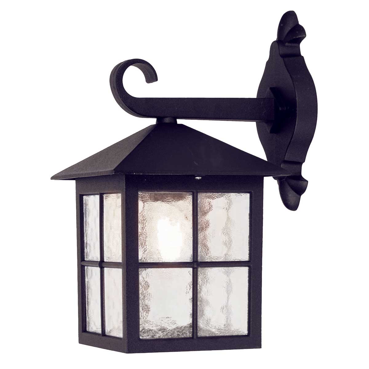 Elstead - BL18-BLACK - Winchester 1 Light Wall Down Laterne - Schwarz