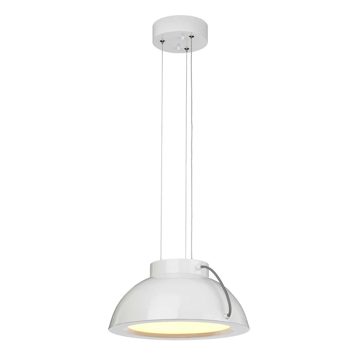 Elstead - EUROPA-P-B - Europa 1 Medium LED Pendelleuchte - Weiß lackiert