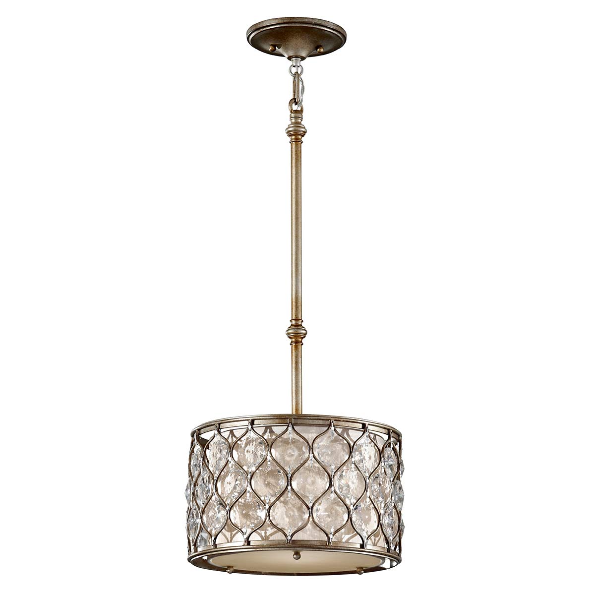 Elstead - FE-LUCIA-P-C - Lucia 1 suspension - argent bruni