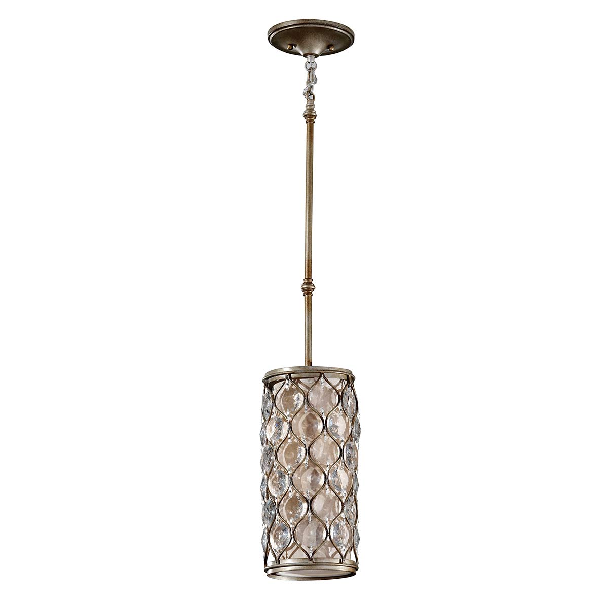 ElsteadLucia 1 Mini suspension - Argent bruni