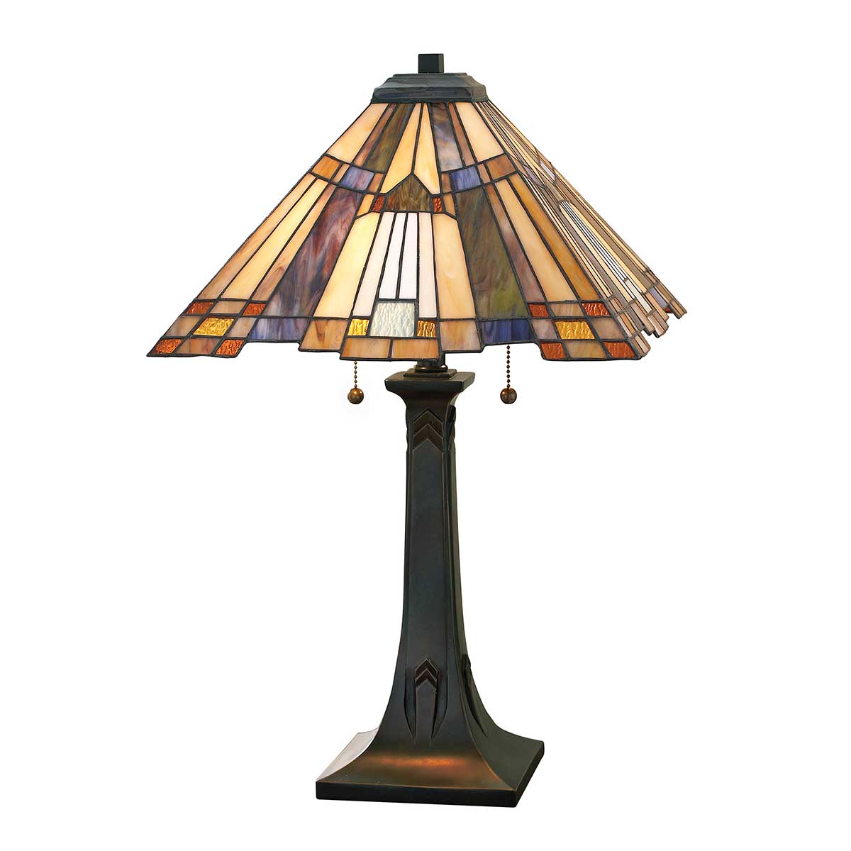 Elstead - QZ-INGLENOOK-TL - Inglenook 2 Light Tischleuchte - Valiant Bronze