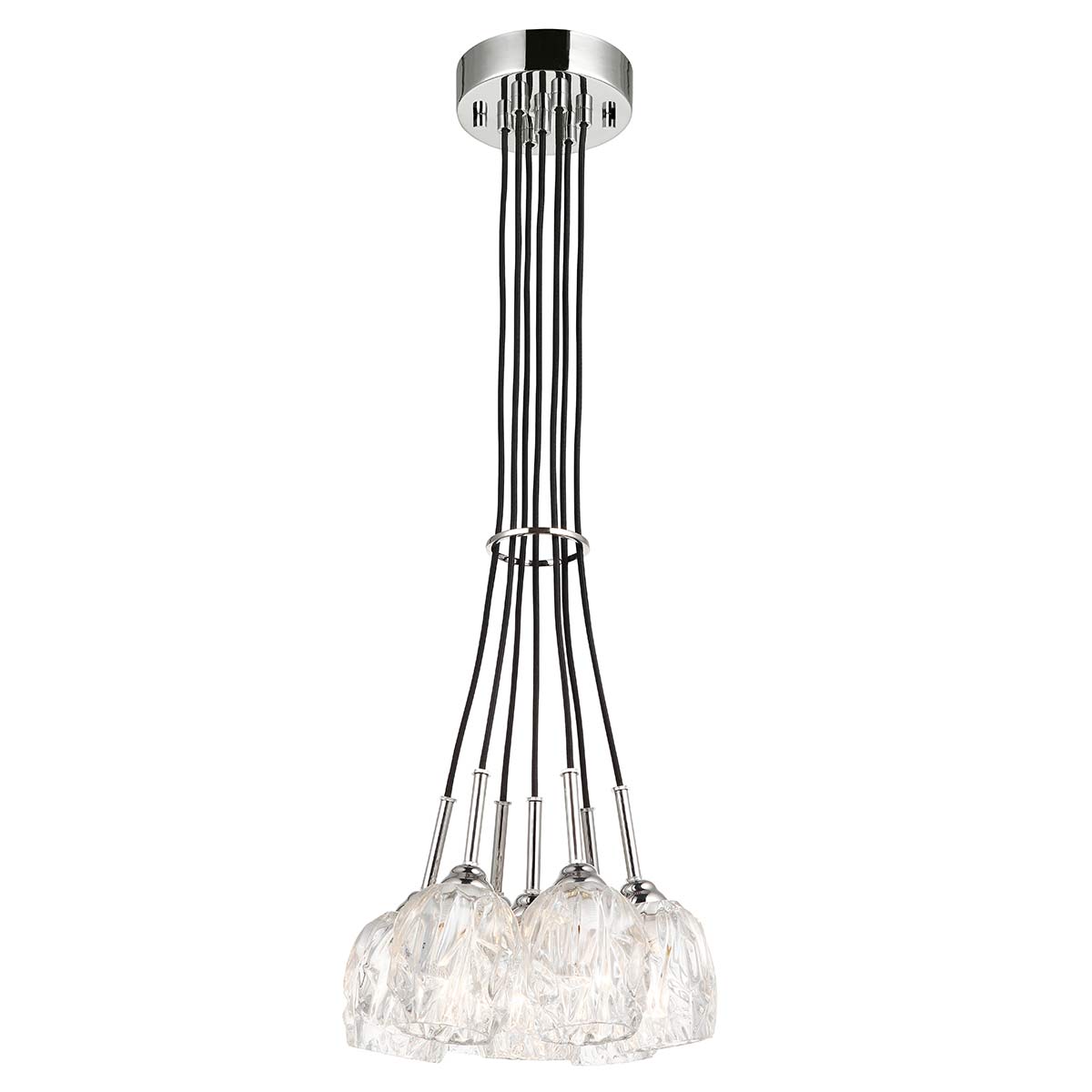 Elstead - FE-RUBIN-7P - Rubin 7  Kronleuchter - Nickel poliert