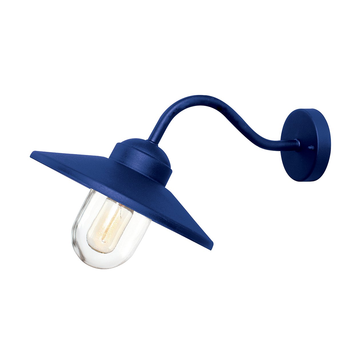 ElsteadKlampenborg lanterne murale 1 lumière - bleu marine