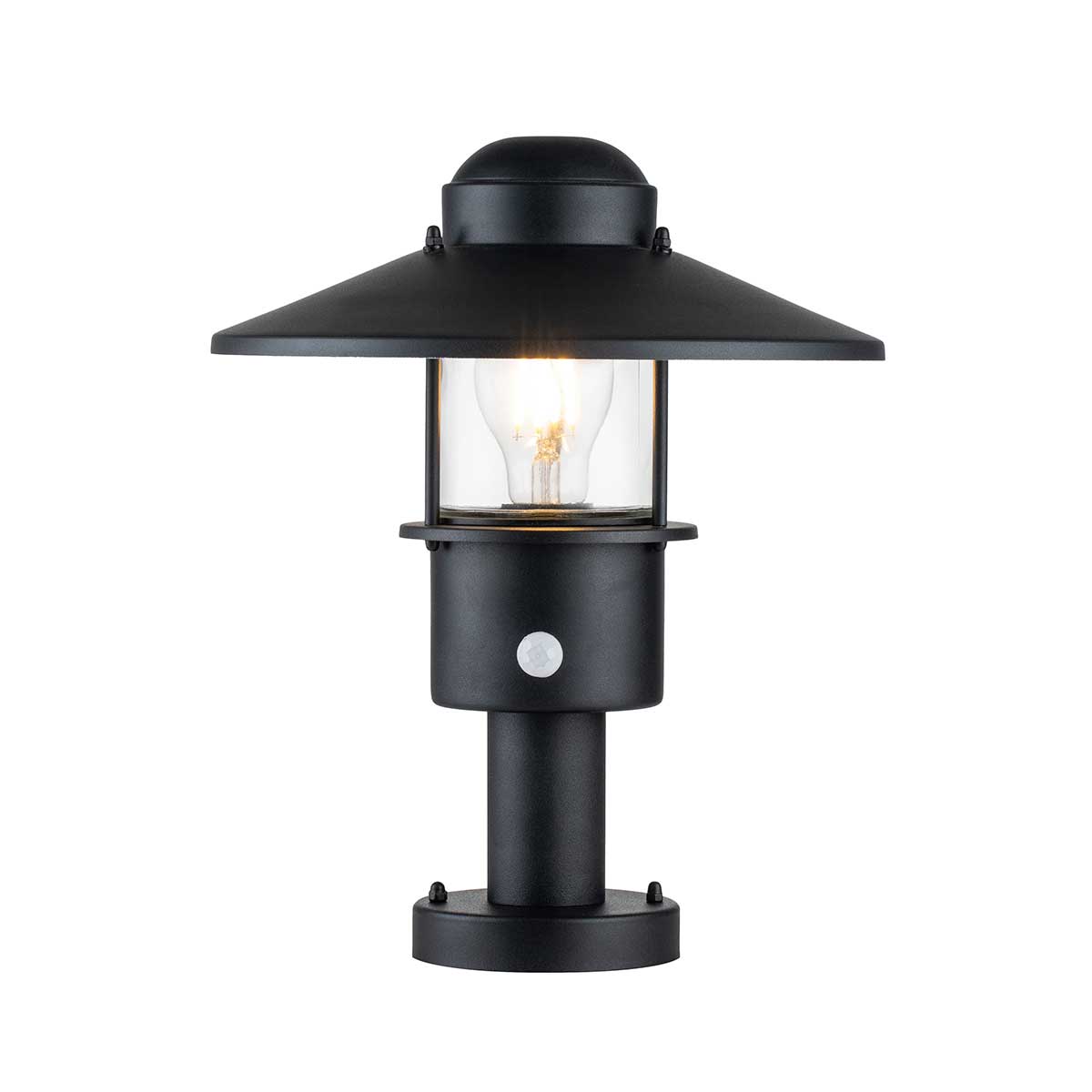 ElsteadKlampenborg Colonne 1 lumière avec PIR - Noir