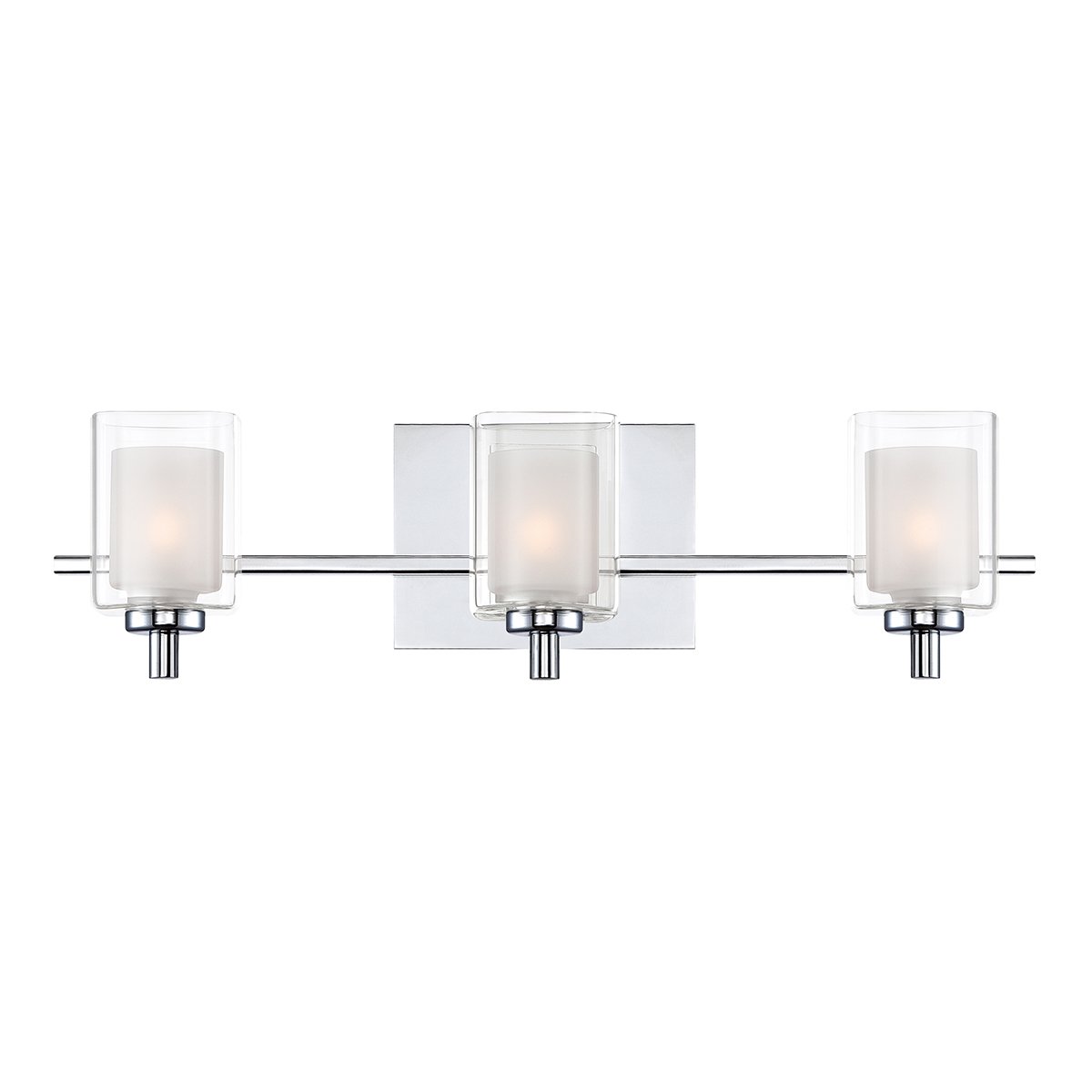 Elstead - QZ-KOLT3-PC-BATH - Kolt Applique murale à 3 lumières - Chrome poli