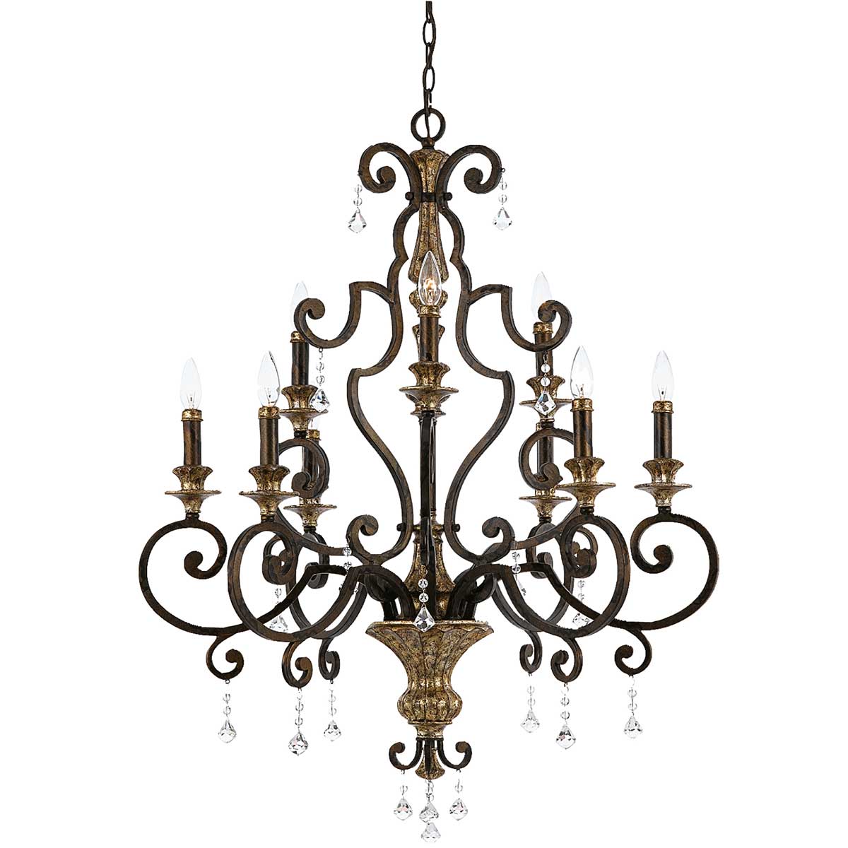 ElsteadMarquette lustre à 9 lampes - Heirloom