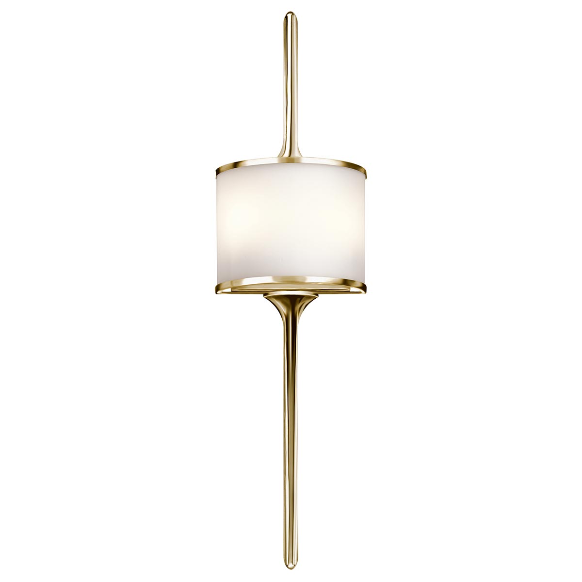 Elstead - KL-MONA-L-PB - Mona 2 Light Large Wall Light - Polished Brass