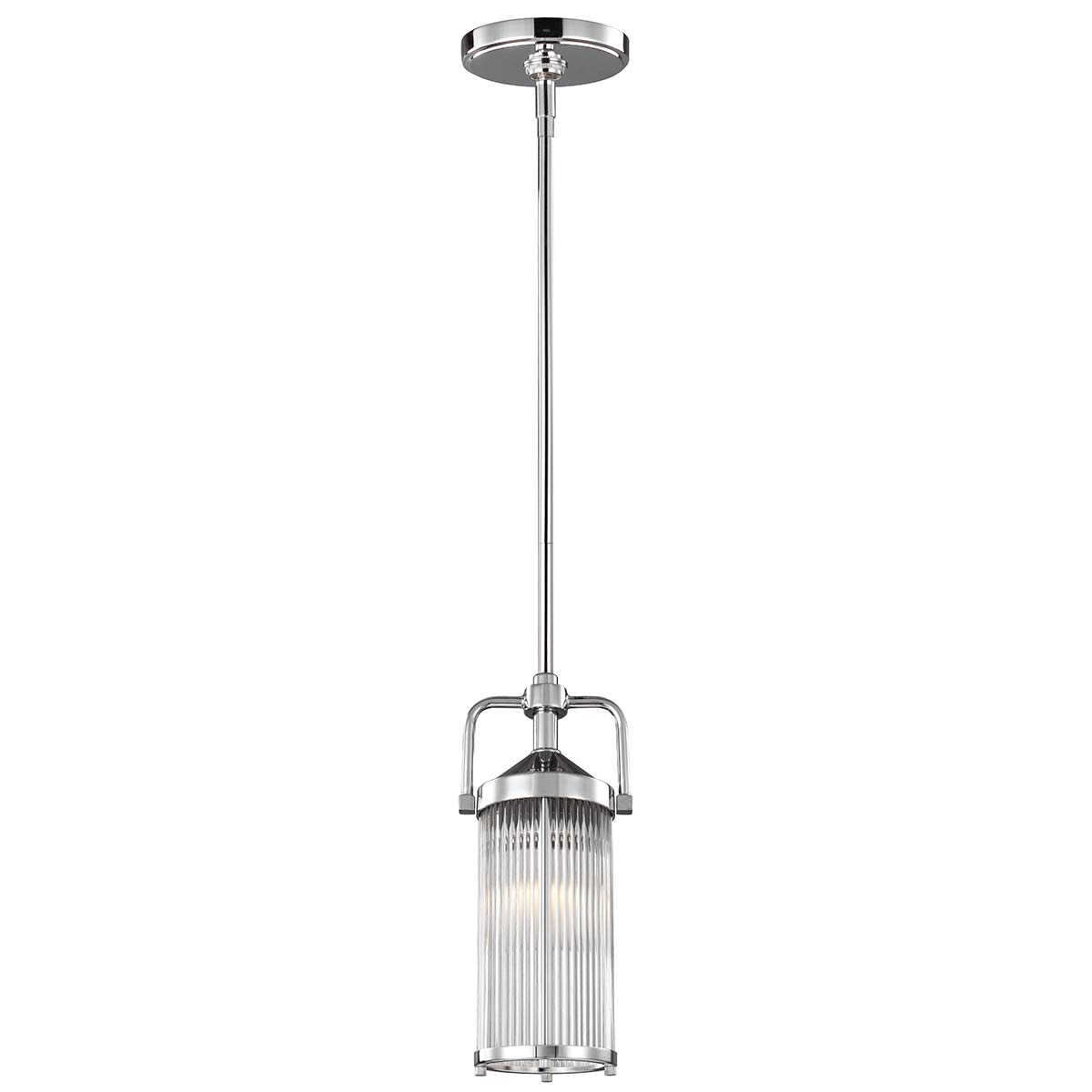 ElsteadPaulson 1 Licht Mini Pendelleuchte - Chrom