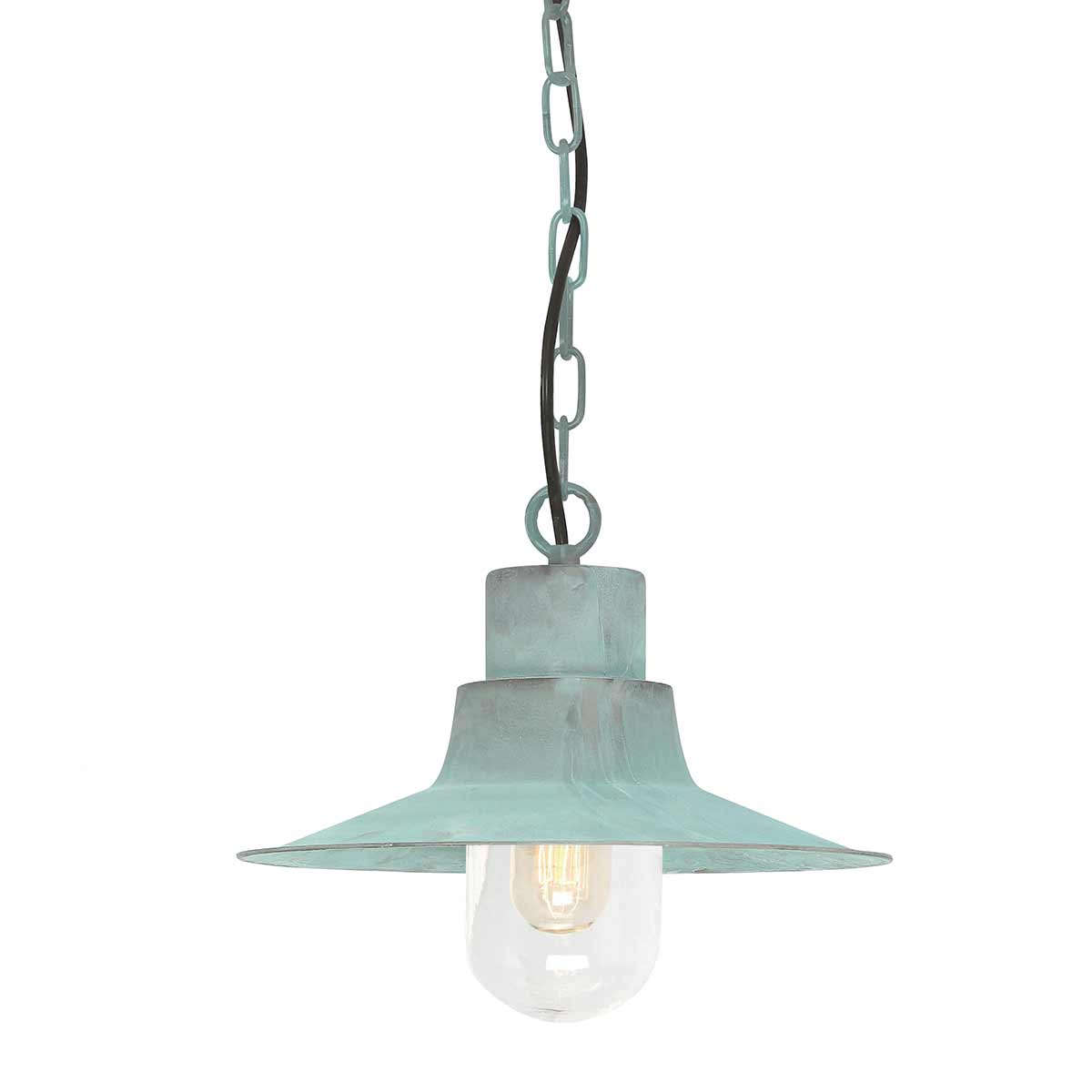Elstead - SHELDON-CH-V - Sheldon Guirlande lumineuse 1 lanterne - Verdigris