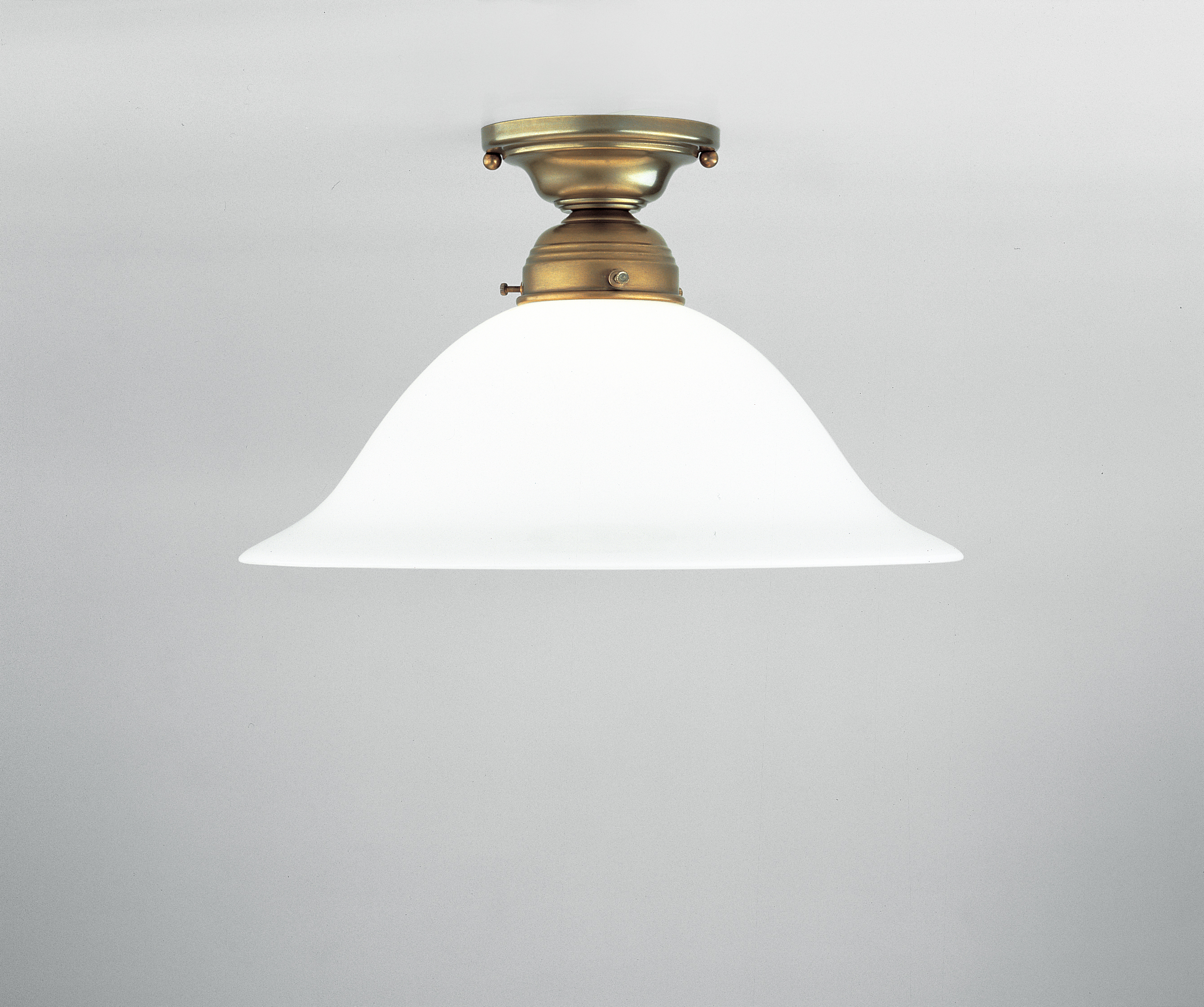 Berliner MessinglampenDeckenarmatur Aurora ohne Glas