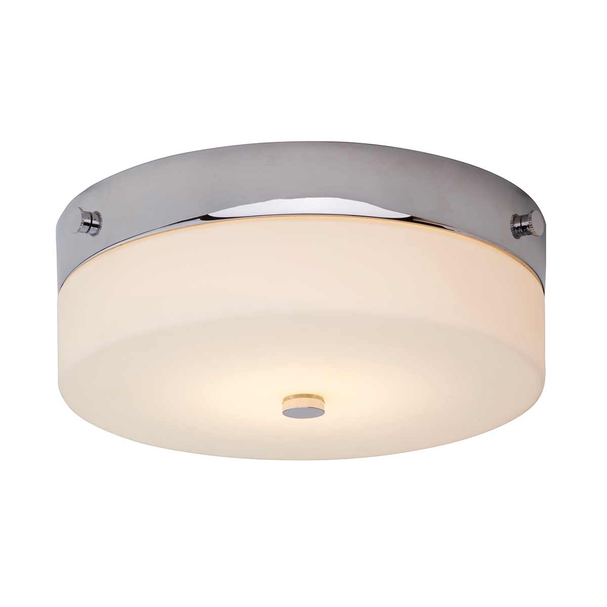 Elstead - TAMAR-F-M-PC - Tamar 1 lumière moyen plafonnier affleurant - chrome poli