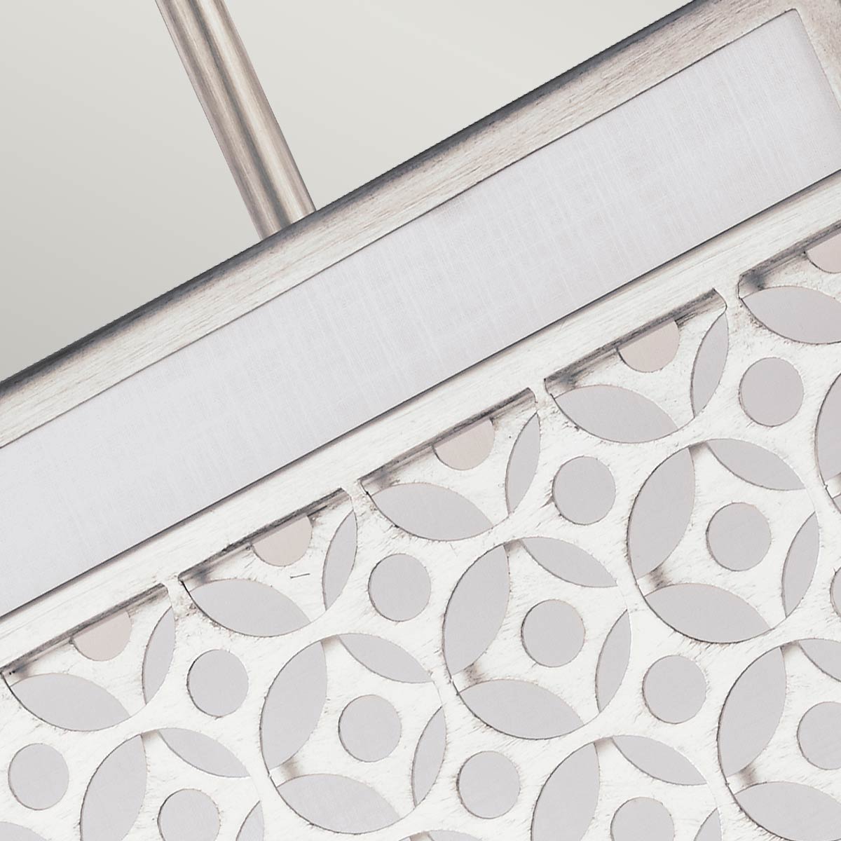 Kenney 3 suspension lumineuse - Sunrise Argent der Firma Elstead