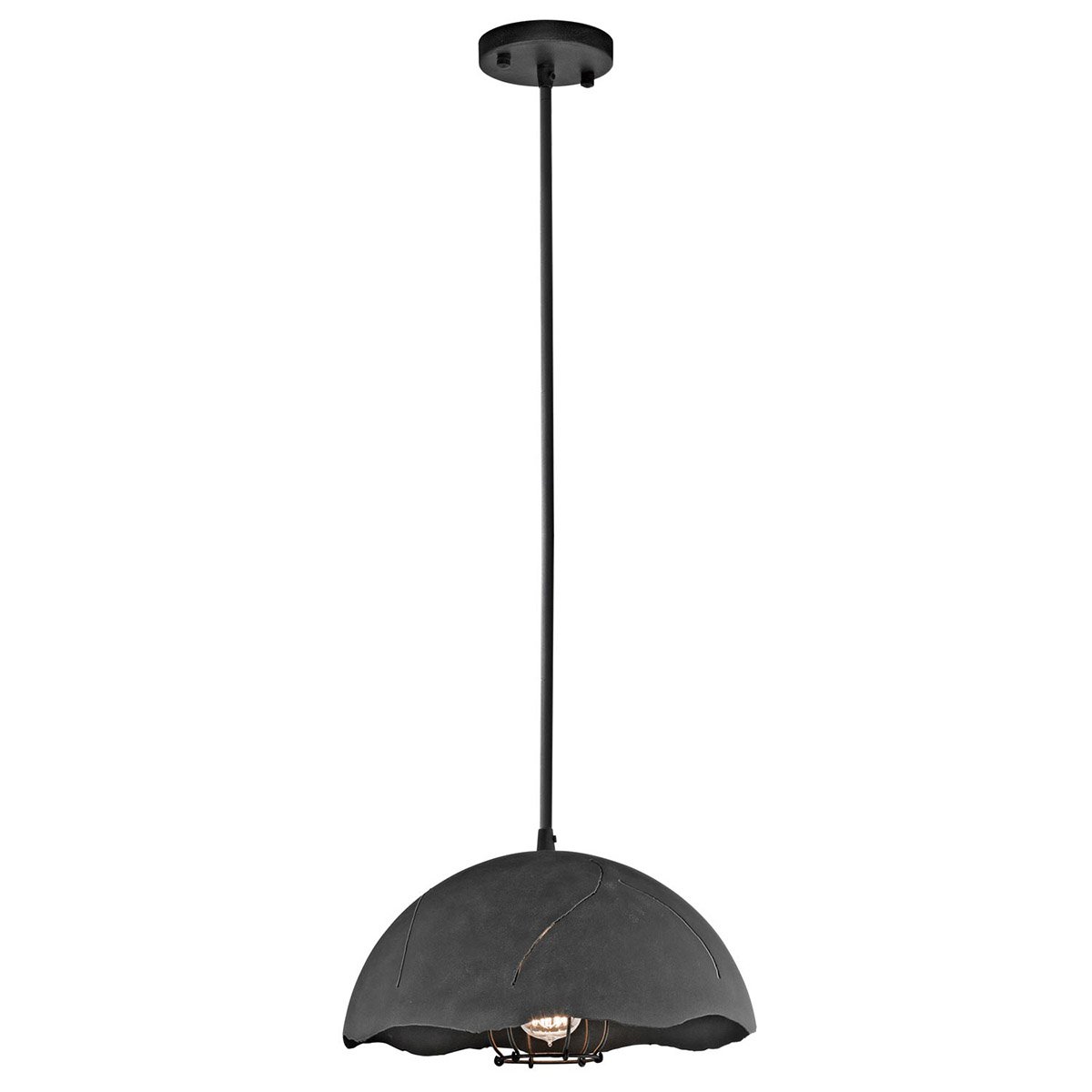 Elstead - KL-FRACTURE-P-S - Fracture 1 Light Suspension - zinc vieilli