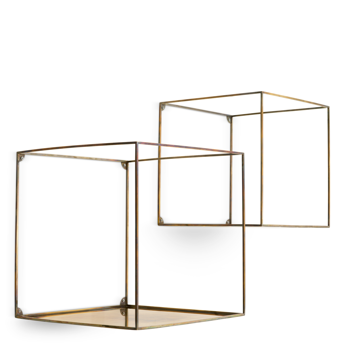 Eichholtz - 119489 - Wandregal Deco quadratisch Satz von 2