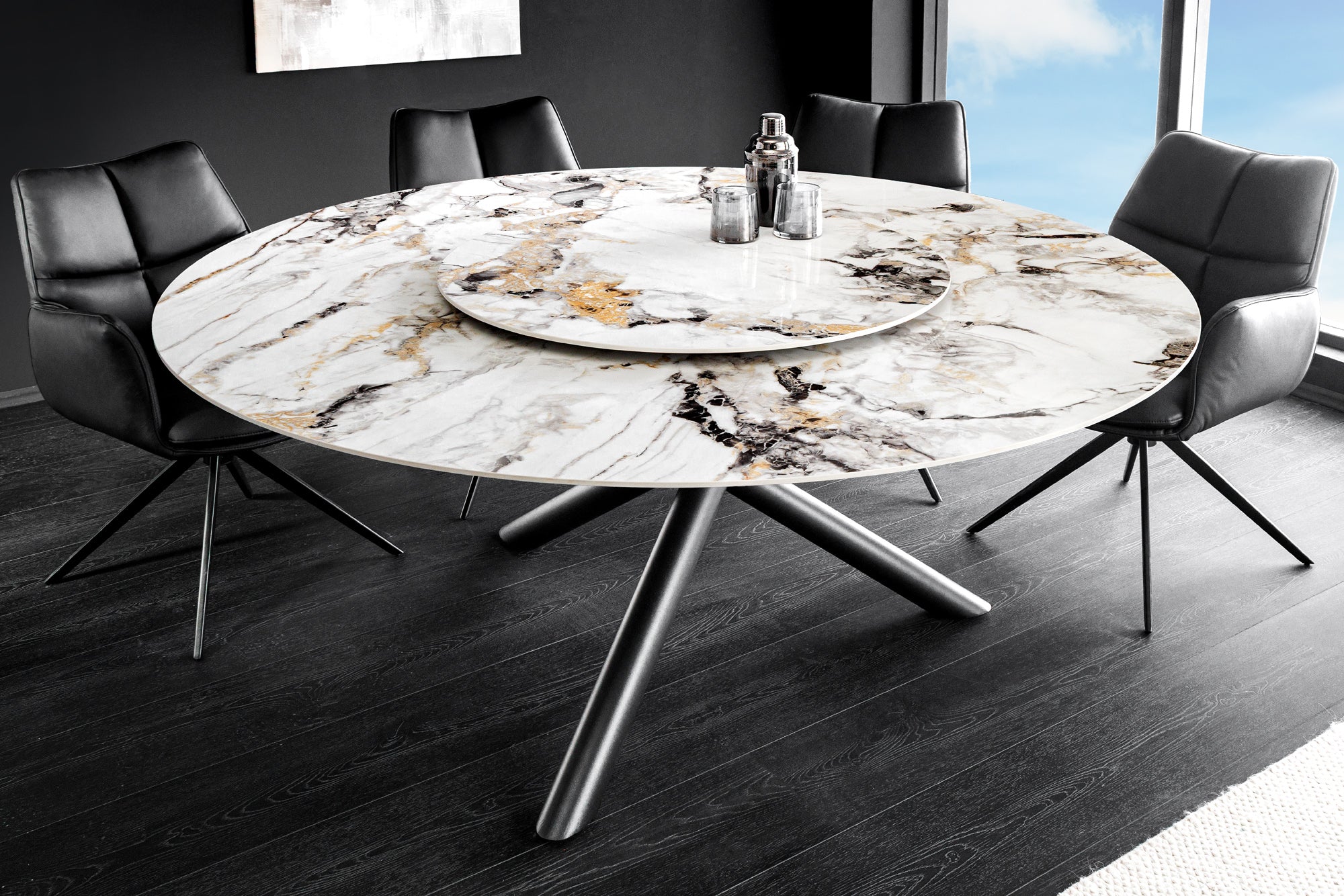 erstklassige Tische von Casa Élite Dining table SPIN 46422