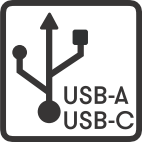 Albert LeuchtenUSB-A und USB-C Steckdose
