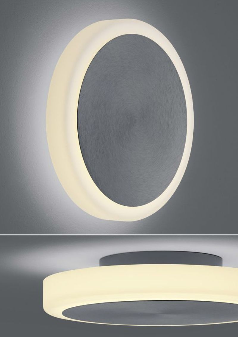 BANKAMP Leuchtenmanufaktur Button LED-Wandleuchte/ Deckenleuchte / groß 4337/1-39