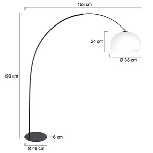 Steinhauer&nbsp;Stehlampe Curve&nbsp;4259ZW