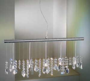 KOLARZ Leuchten Kristall- fürs Wohnzimmer von KOLARZ Leuchten Stretta Luster mit SPECTRA® Swarovski 104.85.5