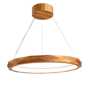 Elstead&nbsp;Suspension Angular&nbsp;QN-ANGULAR-RING-LED-80-TEAK