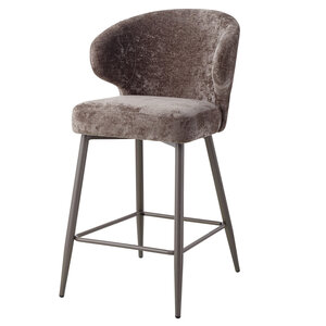 Ares Mocca Tabouret de bar Aphrodite 7 ton argile pied