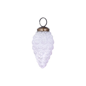 Oindree Pink verre pomme de pin mat S