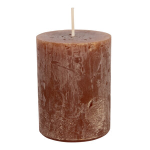 NOUVEAU Bougie rustique marron pilier 80x60