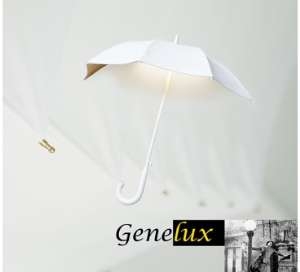 Designer- fürs Schlafzimmer von BPM Lighting Wandleuchte Regenschirm in Reliefoptik gene