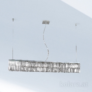 Hängeleuchte, Pendelleuchten & Hängelampen von KOLARZ Leuchten Pendelleuchte PRISMA 160 cm 314.810.5