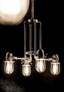 Landhaus- fürs Wohnzimmer von Robers Leuchten Industrial LED-Hängeleuchte HL2623